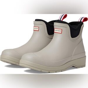 Hunter Women’s Gray Chelsea Boots Wellington - 10M NWOT